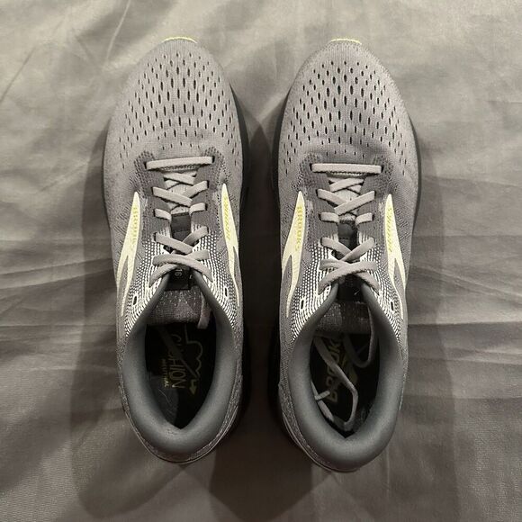Brooks Ghost 16 Sneakers Mens 10.5 D Primer Gray Lime 1104181D040 Road Running main image 4